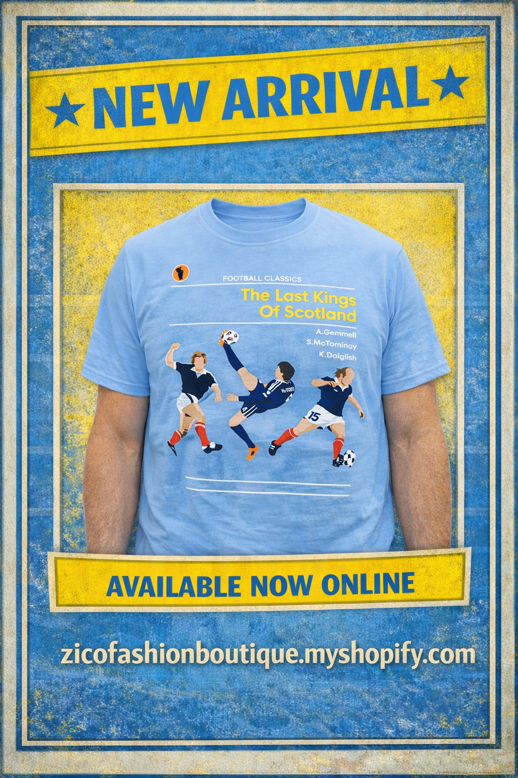 New Scotland T-shirt from Socra-Tees