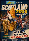 Scotland World Cup A4 Print