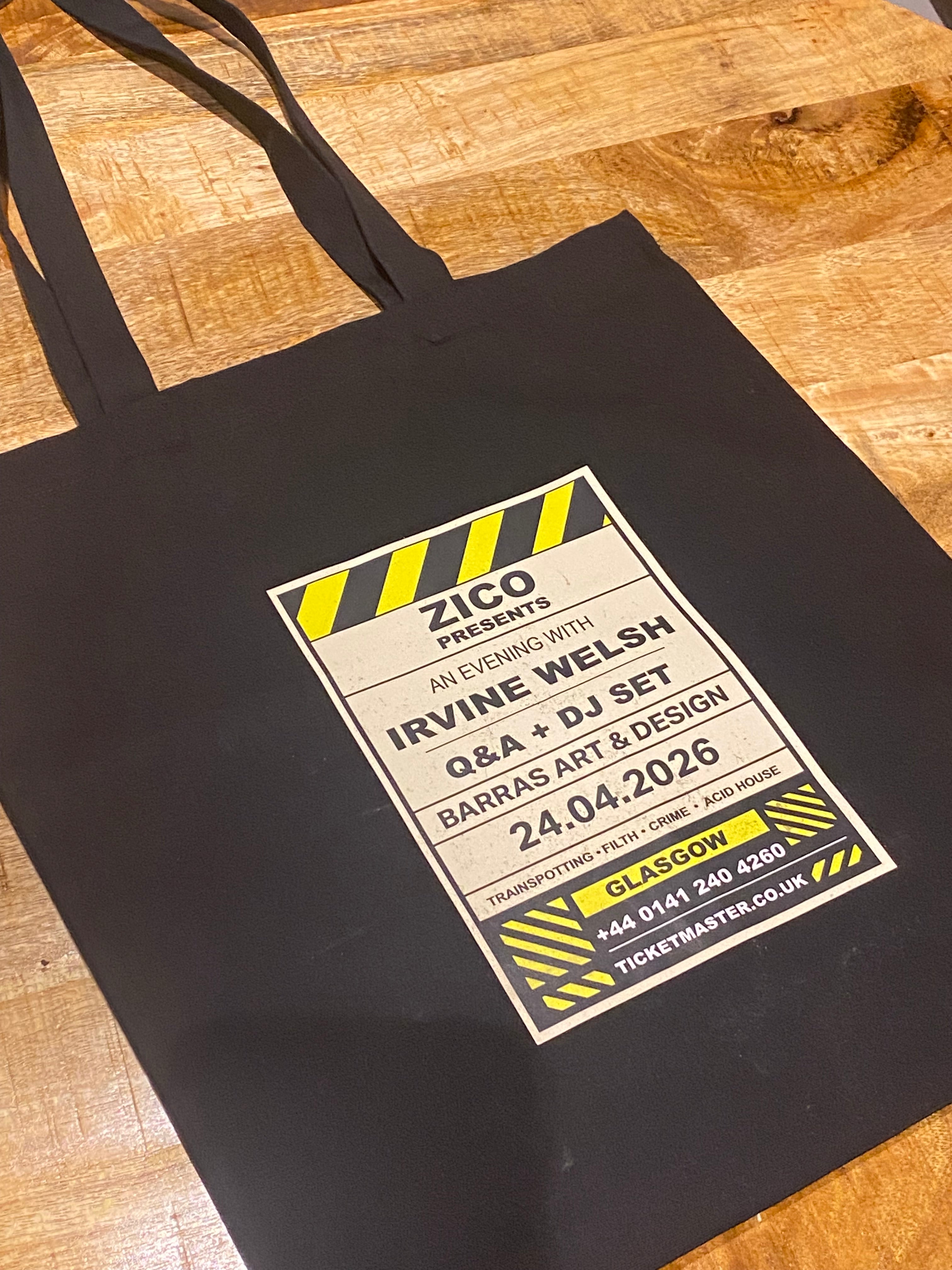 Irvine Welsh Q&A Tote Bag