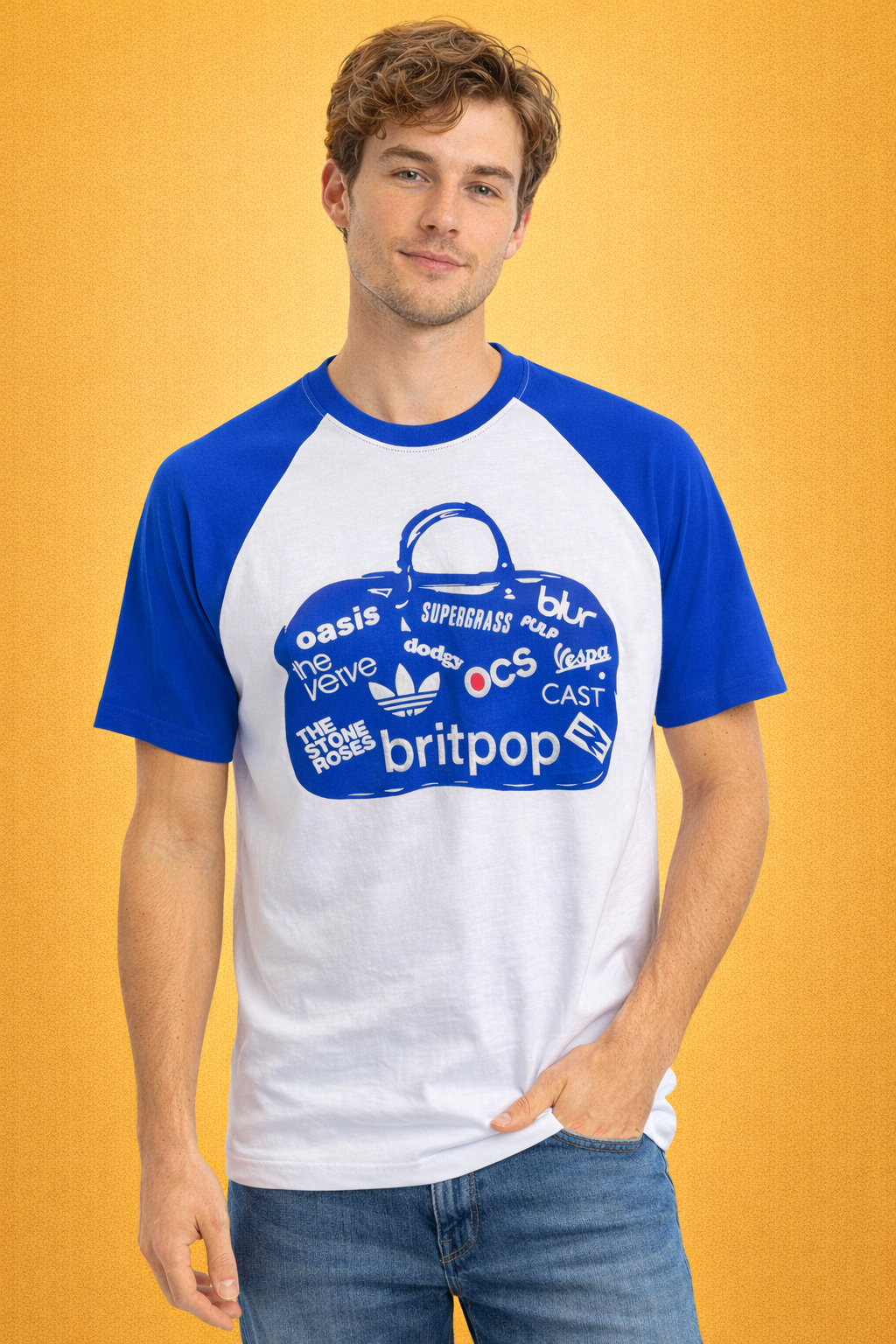 Britpop Baseball T-shirt